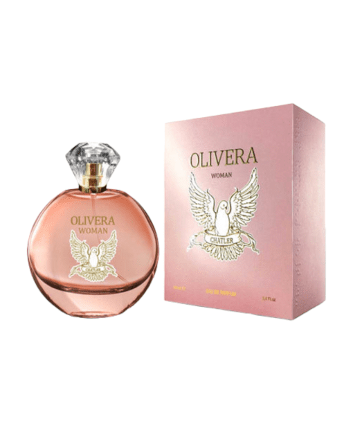 Experience Chatler Olivera Woman, inspired by Olympea, a fragrance that captures both freshness and allure. From its refreshing top notes to its enticing base, it's the ideal choice for those who appreciate a scent with a harmonious and elegant essence. Elevate your elegance with this captivating fragrance.