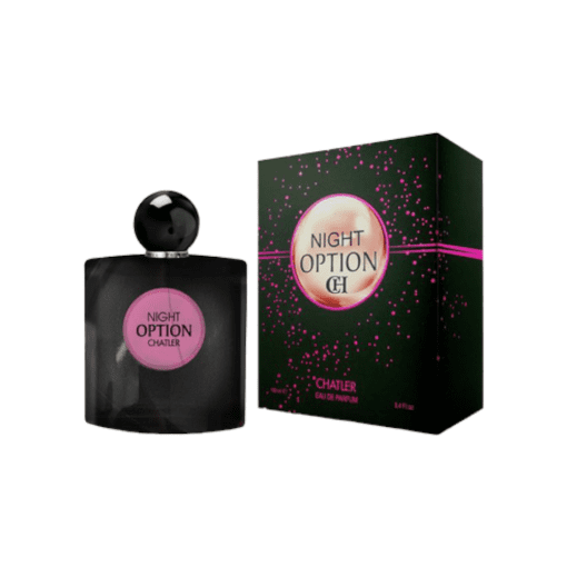 Experience Chatler Option Night Woman, inspired by Opium Black, a fragrance that captivates with its unique blend of sweetness and sensuality. From its harmonious top notes to its alluring base, it's the ideal choice for those who appreciate a scent with a distinctive and enchanting character. Elevate your allure with this captivating fragrance.