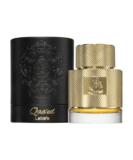 Unveil the essence of Arabian oud luxury with Lattafa's Qaaed Perfume EDP. Dive into an exceptional olfactory adventure, perfect for both men and women. This meticulously crafted fragrance makes for a distinctive and unforgettable gift for any special moment. Encounter the enchanting fusion of cinnamon, cardamom, saffron, sandalwood, and more, elegantly presented in captivating packaging. Qaaed Perfume EDP by Lattafa: Where fragrance meets opulence and sophistication.