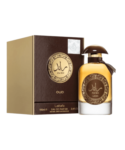 Experience the enchanting Lattafa Raed Oud, the ultimate Arabian oud fragrance designed for both men and women. It's a versatile choice for all occasions, ensuring you leave a lasting impression. This exquisite scent is more than a fragrance; it's a thoughtful gesture that uplifts spirits and boosts confidence. Packaged beautifully in an ornate brown and gold box with a crystal-topped glass bottle, it's the perfect gift for yourself or a loved one. Lattafa Raed Oud defines luxury and elegance with each spray.