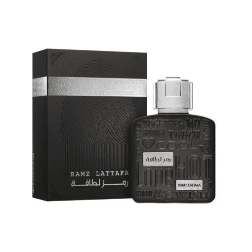 Experience elegance with Ramz Lattafa Silver Eau de Parfum, a versatile fragrance perfect for any occasion, and especially suited for evening wear. Crafted by Lattafa Perfumes, it's an olfactory journey that leaves an indelible mark, a symbol of sophistication and refinement. Elevate your presence with this timeless accessory encapsulated in a bottle.