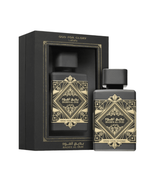 Embark on a fragrant journey with Lattafa Badee Al Oud Oud Of Glory, a 2020 fragrance that transcends gender boundaries. From the invigorating notes of bergamot and tangy blackcurrant to the intoxicating blend of peony, caramel, and oud, each element narrates a story of individuality and allure. The original fusion of sweet raspberries, patchouli's earthiness, and the powdery charm of amber in the base notes adds complexity to this oriental, woody, and spicy composition. Immerse yourself in the distinctive narrative of Badee Al Oud Oud Of Glory, where every note becomes a tale of uniqueness and allure.