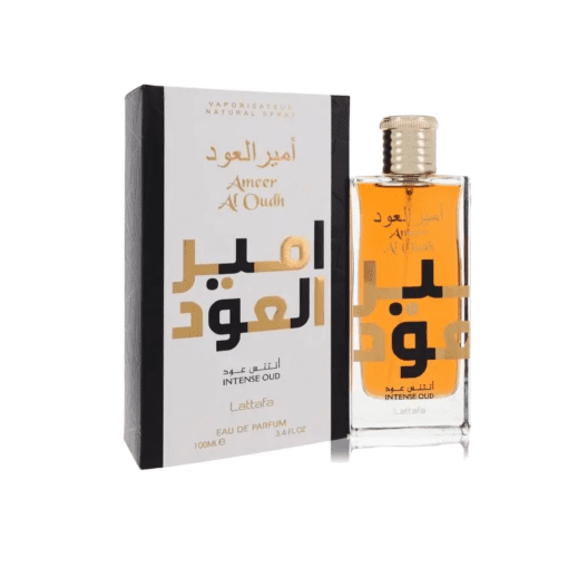 Immerse yourself in opulence with Lattafa's Ameer Al Oudh Intense Oud Perfume, a 100ml Eau de Parfum masterpiece. Crafted meticulously with premium ingredients, including pure oud oil, this fragrance is a bold statement for those captivated by the exotic richness of oud. Ameer Al Oudh Intense offers a distinctive and enduring scent, making it an ideal choice for those who seek a unique olfactory experience. Trust Lattafa Perfumes, a brand synonymous with international culture, for innovative and high-quality fragrances tailored for both men and women. Redefine your sensory journey with Lattafa's customized brands, elevating your fragrance experience to new heights.