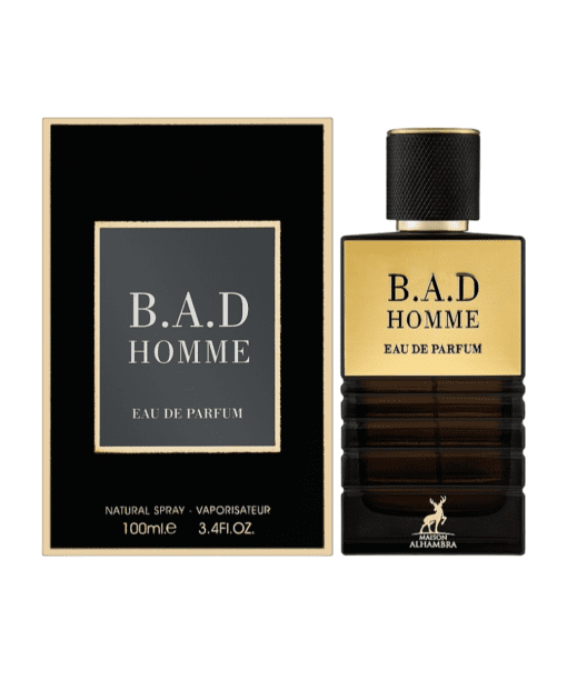 Dive into the alluring symphony of Maison Alhambra's B.A.D. Homme, a spicy oriental fragrance that embodies modern masculinity. With an invigorating blend of White Pepper, Lemon, and Pink Pepper in the top notes, this scent captivates with its vibrant and energetic allure.