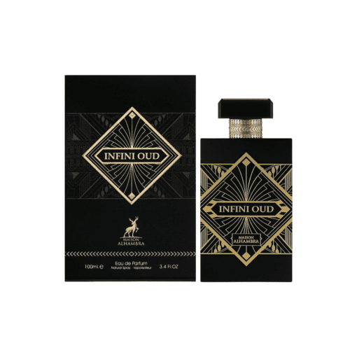 Delve into the celestial realm with Maison Alhambra's Infini Oud—an exquisite fragrance meticulously curated to resonate with the vibrational frequency of Oud. Enriched with the highest quality OUD natural oil, this scent offers a robust and harmonious experience, invoking happiness, fostering harmony, and soothing the soul.