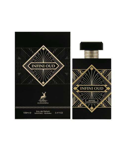 Delve into the celestial realm with Maison Alhambra's Infini Oud—an exquisite fragrance meticulously curated to resonate with the vibrational frequency of Oud. Enriched with the highest quality OUD natural oil, this scent offers a robust and harmonious experience, invoking happiness, fostering harmony, and soothing the soul.