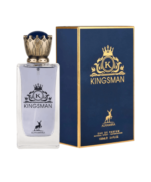 Experience the magnetic charm of Maison Alhambra's Kingsman Perfume—a mesmerizing blend of spicy-woody Mediterranean notes crafted for the charismatic and noble man. This fragrance seamlessly intertwines invigorating citrus with warm amber and a bold touch of red pepper, creating a uniquely seductive scent. As it unfolds, Kingsman reveals sensual cedar, green vetiver, and patchouli undertones, weaving a narrative of tradition, freshness, and undeniable allure. Elevate your presence with this sophisticated fragrance tailored for the modern gentleman.