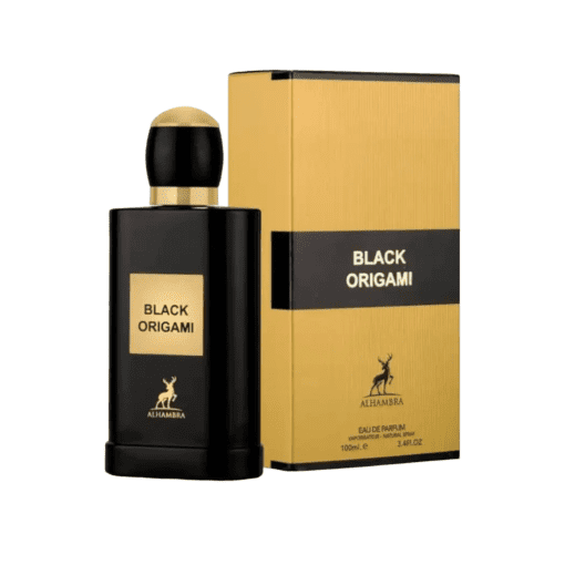 Embark on a journey of allure with Maison Alhambra's Black Origami Perfume—an enchanting tale of charm for the empowered woman. From the initial burst of bergamot and blackcurrants to the delicate dance of jasmine and black orchid, this fragrance is a symphony of captivating notes. The crescendo comes with base notes of patchouli, incense, vanilla, and more. Immerse yourself in this harmonious blend, as Black Origami Perfume becomes your olfactory signature—a tribute to the woman shaping her world.