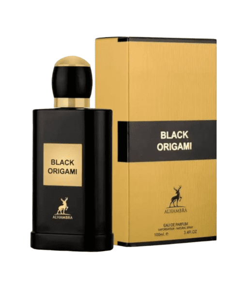 Embark on a journey of allure with Maison Alhambra's Black Origami Perfume—an enchanting tale of charm for the empowered woman. From the initial burst of bergamot and blackcurrants to the delicate dance of jasmine and black orchid, this fragrance is a symphony of captivating notes. The crescendo comes with base notes of patchouli, incense, vanilla, and more. Immerse yourself in this harmonious blend, as Black Origami Perfume becomes your olfactory signature—a tribute to the woman shaping her world.