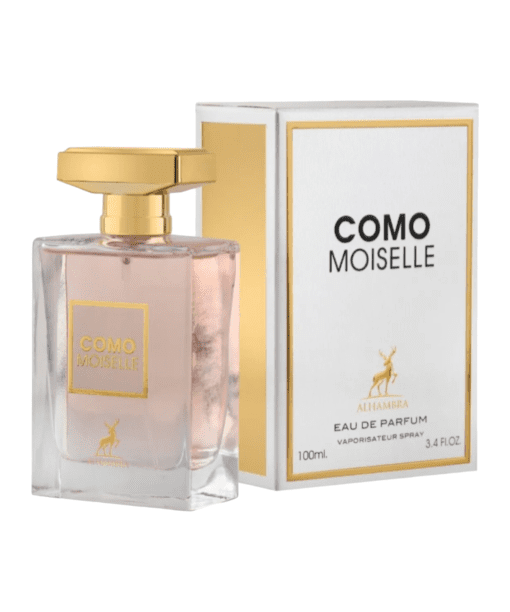 Immerse yourself in the captivating allure of Maison Alhambra's Como Moiselle Eau De Parfum—an embodiment of ultimate sensual femininity. This exquisite fragrance seamlessly blends floral, herbal, and oriental-woody notes, creating a sophisticated aura that exudes understated luxury, simplicity, and elegance. Como Moiselle Perfume, a creation by Maison Alhambra/Lattafa, provides an affordable yet enchanting olfactory experience, offering a compelling alternative for fragrance connoisseurs. Elevate your daily routine with Como Moiselle—a statement of refined taste and sophistication, inviting you to indulge in the captivating allure of sensuality and elegance.