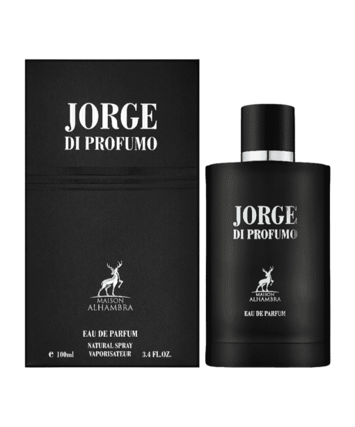 Embark on a sensory journey with Jorge Di Profumo, an elegant Eau De Parfum collaboration between Maison Alhambra and Lattafa. This fragrance, celebrating the artful harmony found in contrasts, intricately captures the essence of the Mediterranean Sea.