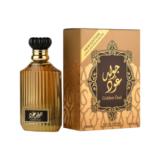 Discover Asdaaf Golden Oud Eau de Parfum—a blend of strength and sophistication.