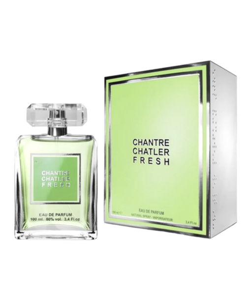 Chatler Chantre Fresh: Citrus, floral, and woody fragrance.