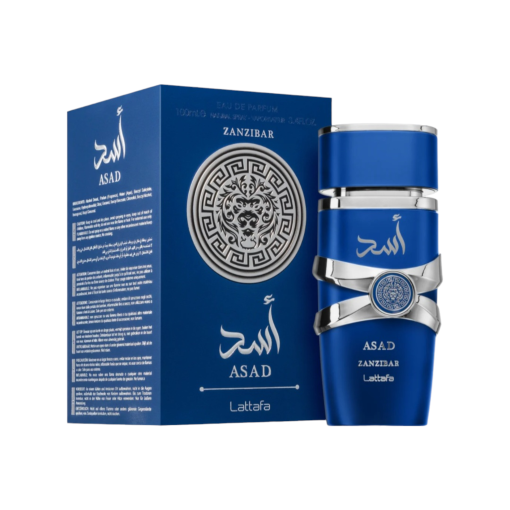 Experience the essence of Zanzibar with Asad Zanzibar Perfume by Lattafa Perfumes.